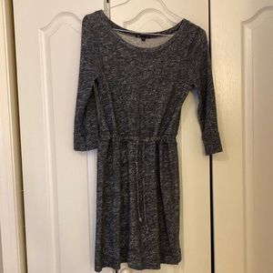 Gap dress, soft sweatshirt like material navy/whit